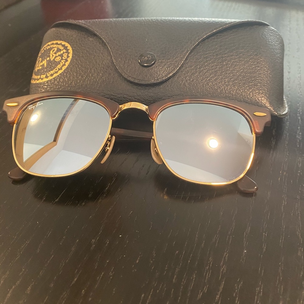 Clubmaster Flash Tortoise Ray-Ban Sunglasses